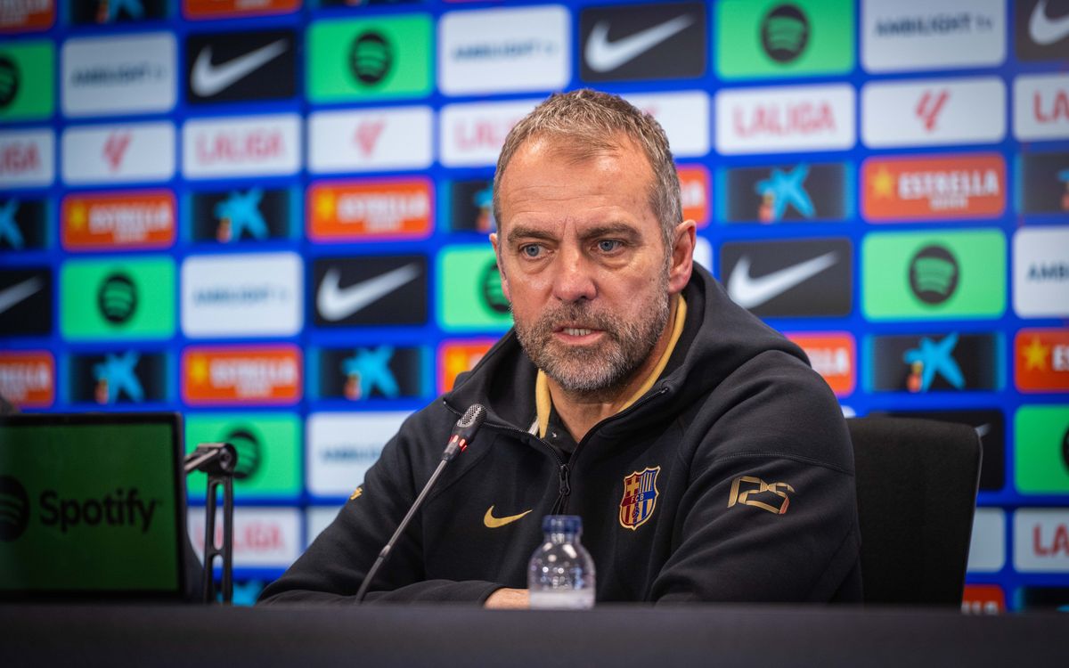 Hansi Flick: 'We are looking forward to playing against Atlético Madrid'