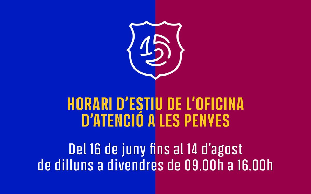 Horari d'estiu a l'OAP